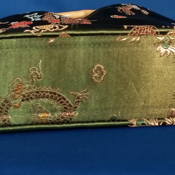 Jade green Asian inspired handbag - Picture 4 of 6